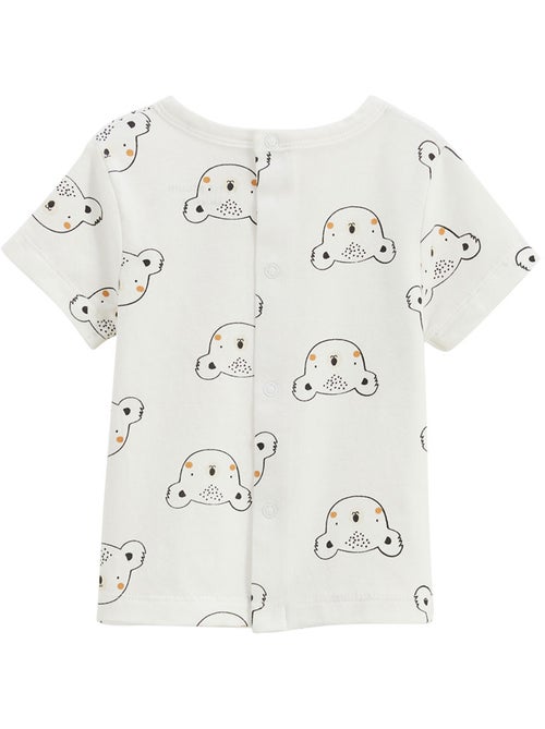 Babyoveralls set van wafelgebreid katoen en Mini Dream T-shirt - Kiabi