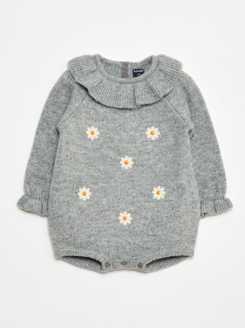Babypakje van tricot met borduursel - Kiabi