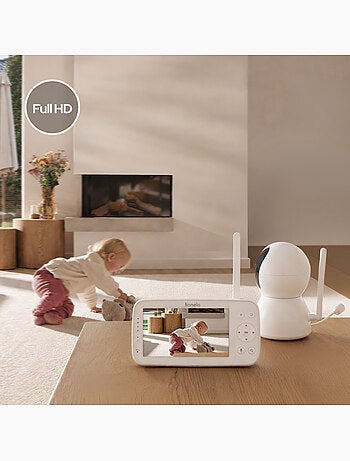 Babyphone vidéo LIONELO Babyline 8.4 - Moniteur - Application mobile - Portee 300 m