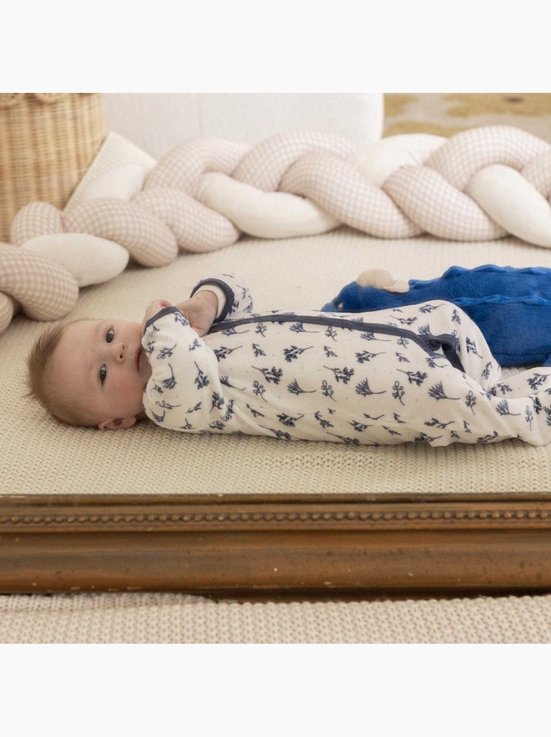 Babypyjama met bloemenmotief Wit - Kiabi