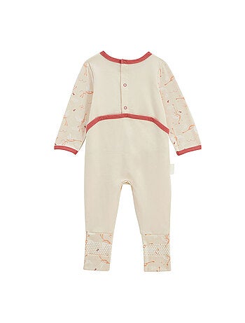 Babypyjama met oprolbare voetjes zomerpoëzie