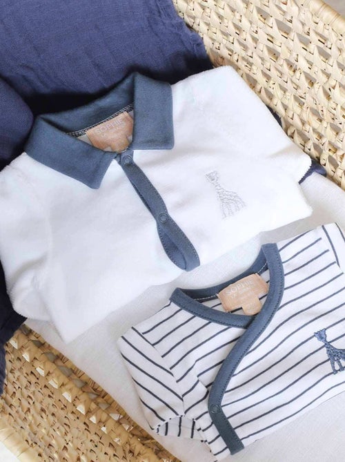 Babypyjama met polokraag - Kiabi Babypyjama met polokraag - Kiabi