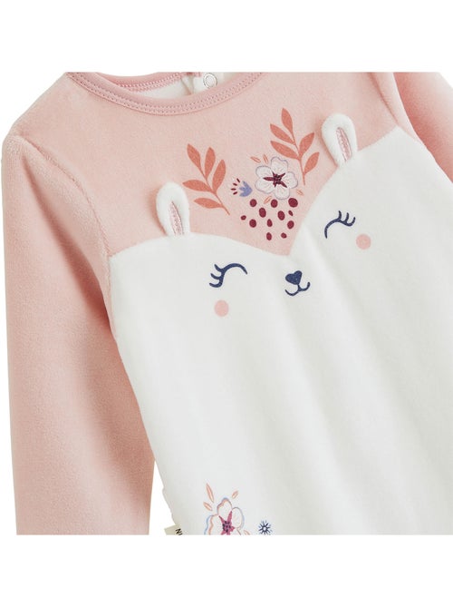 Babypyjama van velours cléo - Kiabi