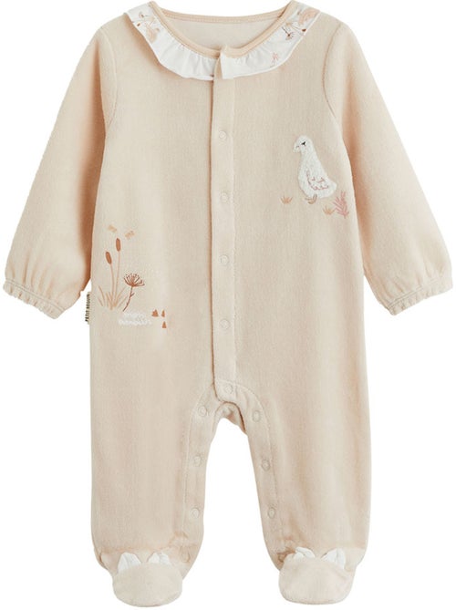 Babypyjama van velours margot - Kiabi