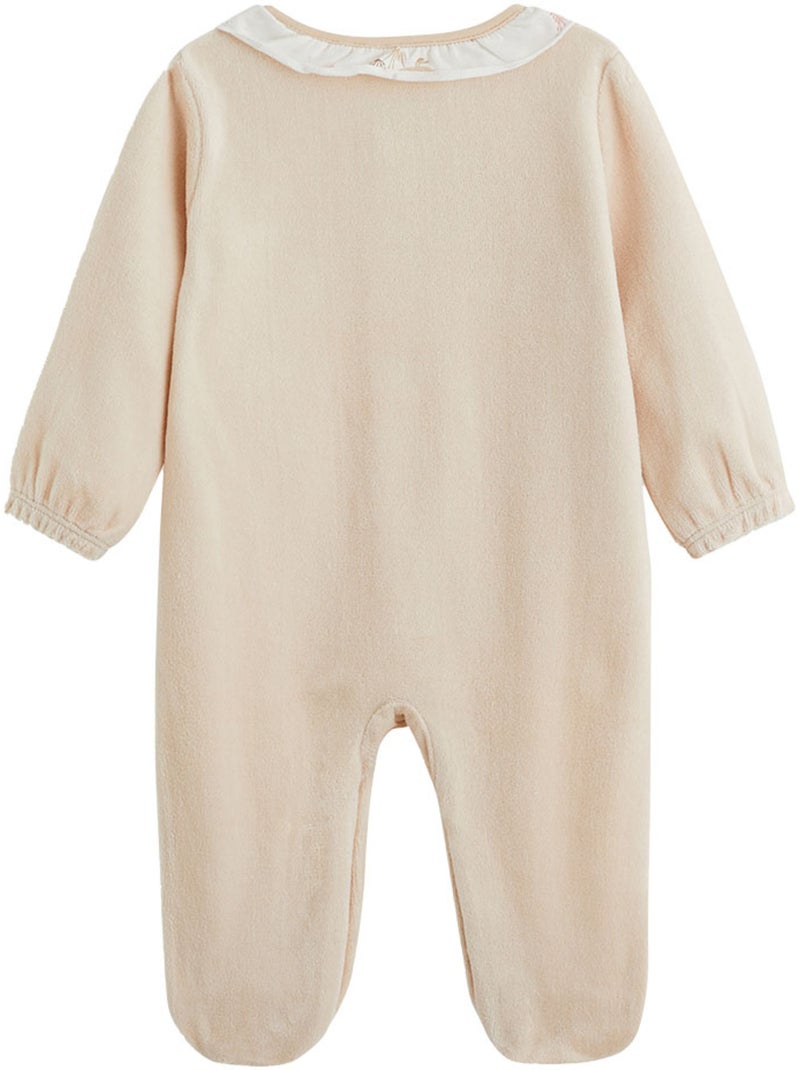Babypyjama van velours margot Roze - Kiabi