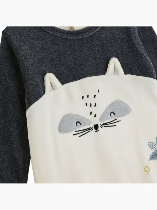 Babypyjama van velours québec - Kiabi