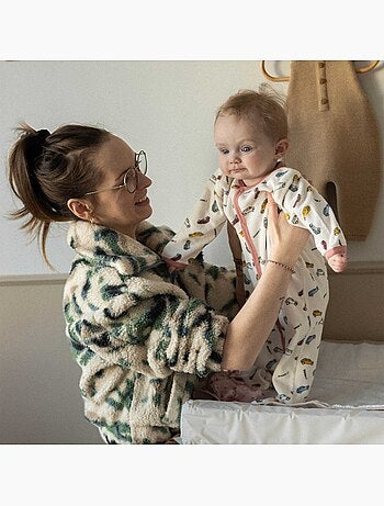 Babypyjama van velours