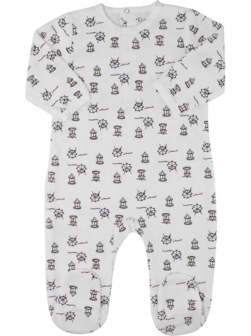 Babypyjama Wit - Kiabi
