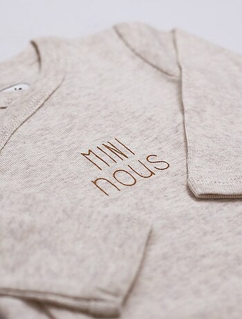 Babyromper met lange mouwen