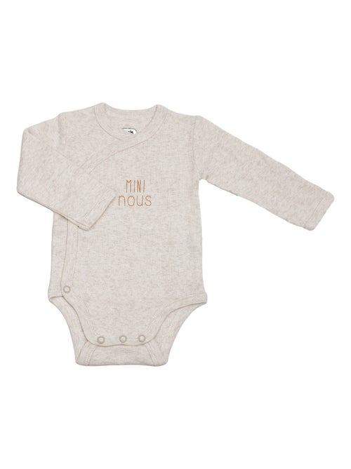 Babyromper met lange mouwen - Kiabi Babyromper met lange mouwen - Kiabi