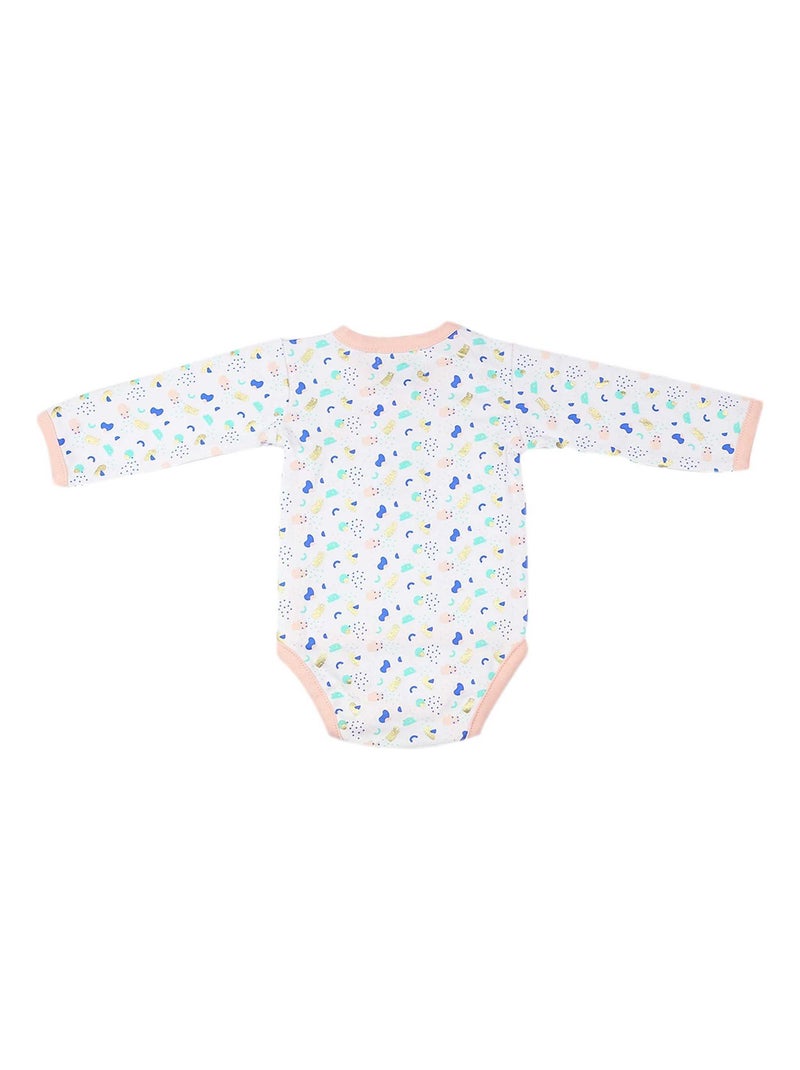 Babyromper met lange mouwen Wit - Kiabi