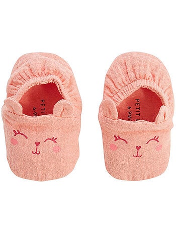 Babyschoentjes van santa giulia-katoengaas