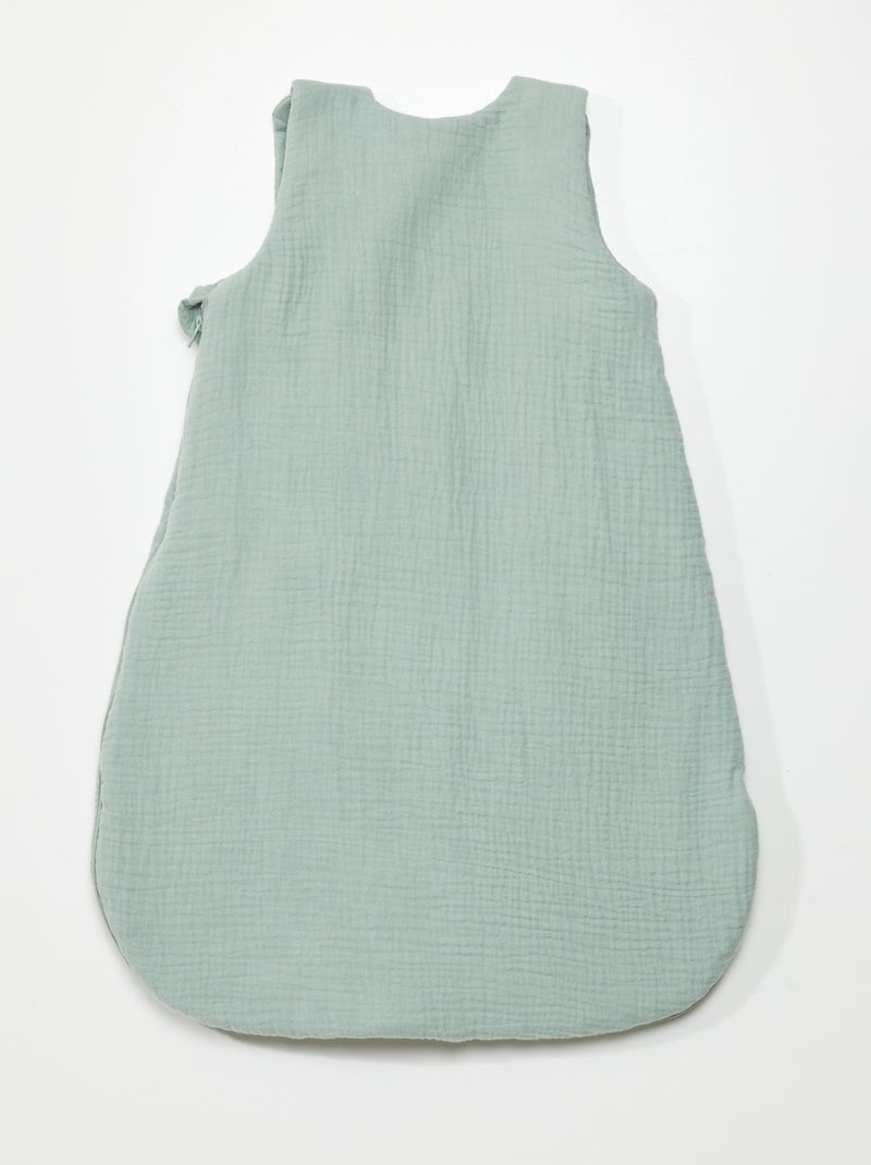 Babyslaapzak van luchtig katoen - TOG 2.5 GROEN - Kiabi
