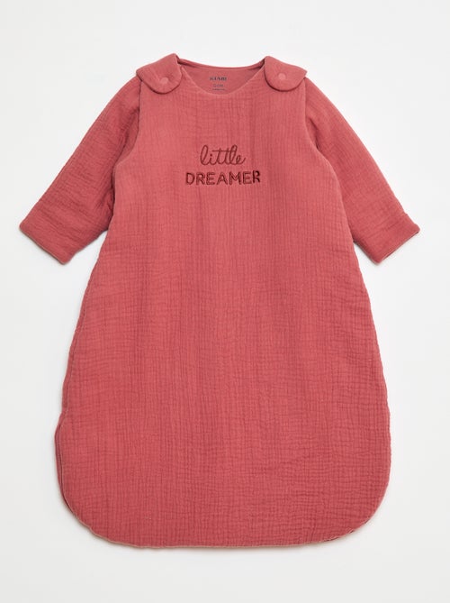 Babyslaapzak van zachte, luchtige katoen met afneembare mouwen, TOG-waarde 2.5 - Kiabi