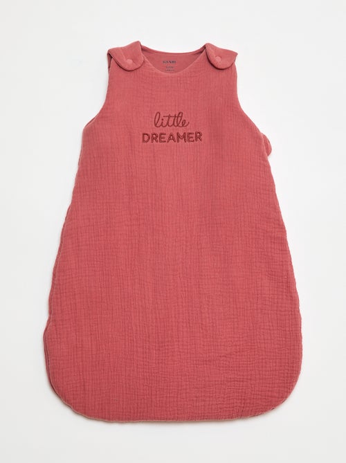 Babyslaapzak van zachte, luchtige katoen met afneembare mouwen, TOG-waarde 2.5 - Kiabi