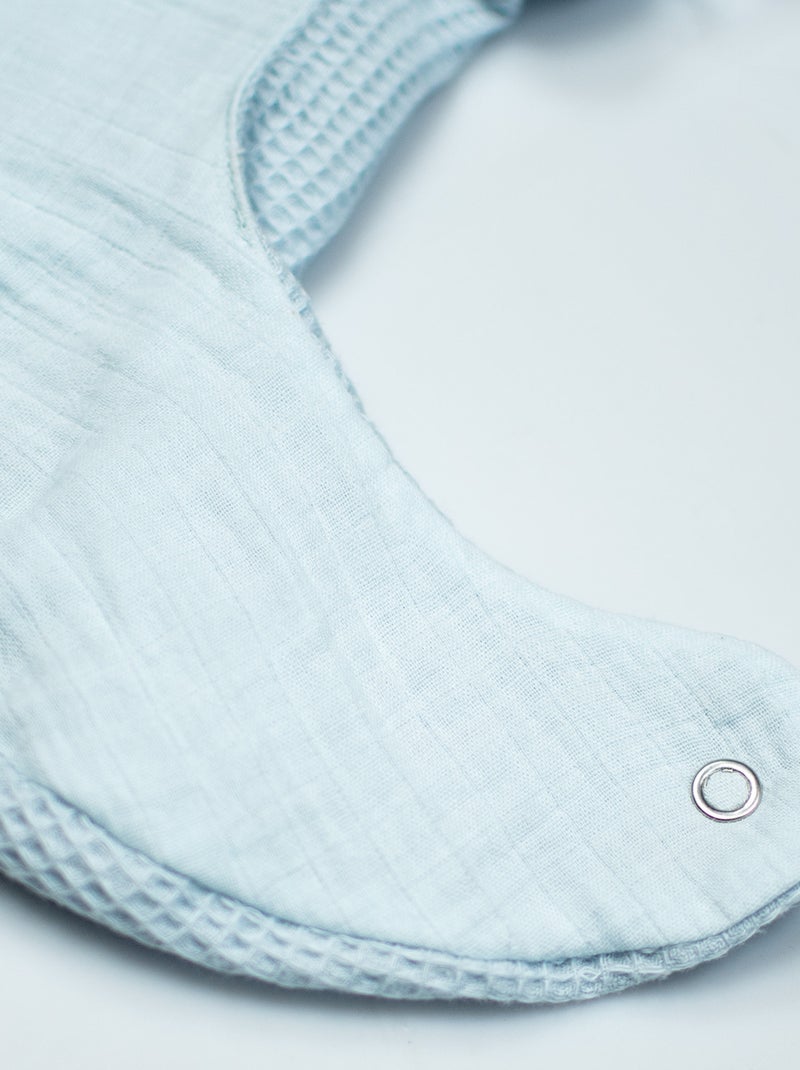 Babyslab van honingraatkatoen Blauw - Kiabi