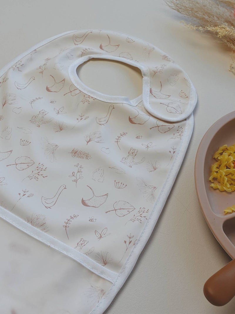 Babyslabbetje met zak Wit - Kiabi