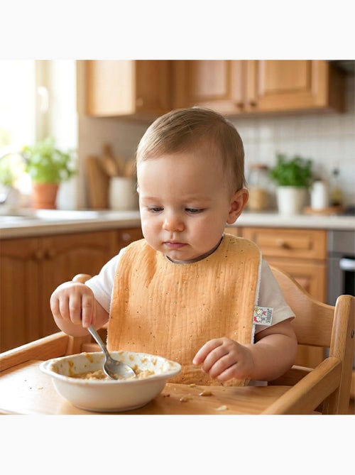 Babyslabbetje van katoenen mousseline - Kiabi