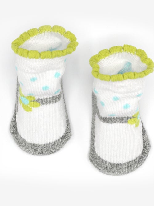 Babysokjes - kleine bloemetjes - Kiabi