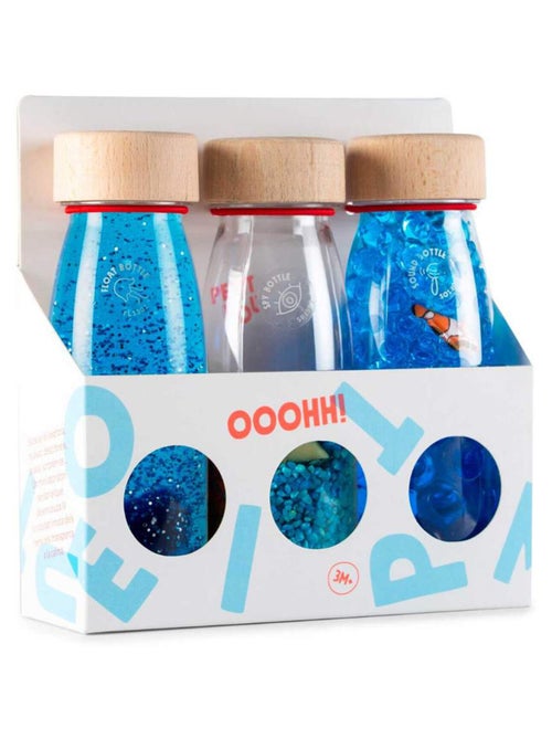 Babyspeelgoed set van 3 sensorische flesjes - Kiabi Babyspeelgoed set van 3 sensorische flesjes - Kiabi