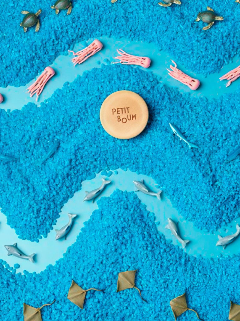 Babyspeelgoed set van 3 sensorische flesjes Blauw - Kiabi