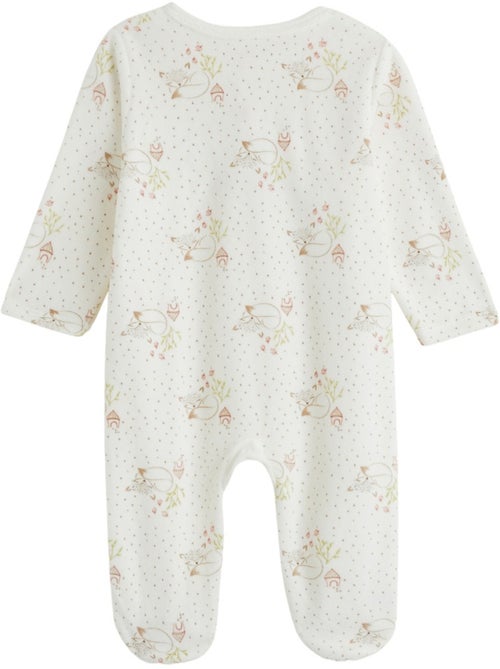 Babyvelours pyjama met brugopening - Kiabi Babyvelours pyjama met brugopening - Kiabi