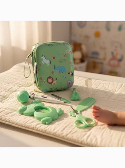 Babyverzorgingsset 9-delig met hygiëneaccessoires - Kiabi Babyverzorgingsset 9-delig met hygiëneaccessoires - Kiabi
