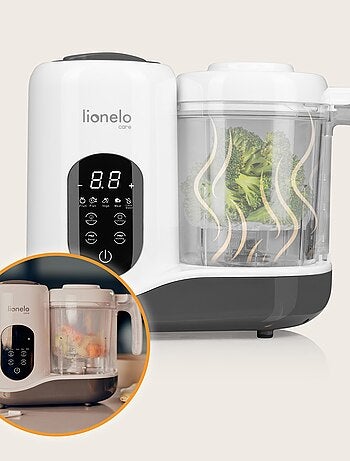 Babyvoedingbereider 5-in-1 LIONELO - Blender - Stoomkoker - Flessenwarmer - Sterilisator