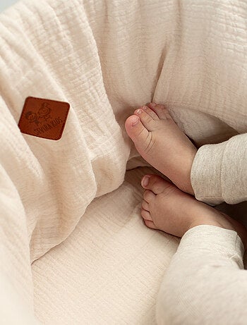 Babywieg met matras, dekking en fitted sheet, jeanne