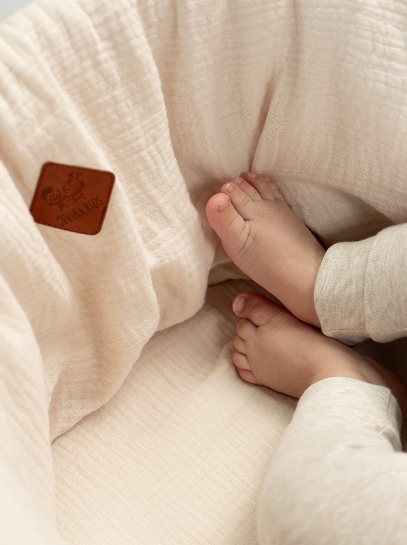 Babywieg met matras, dekking en fitted sheet, jeanne Beige - Kiabi