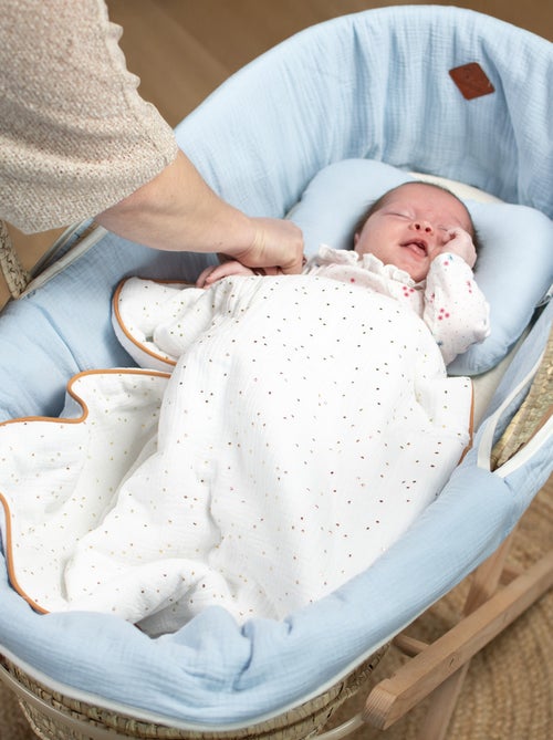 Babywieg met matras, dekking en fitted sheet, jeanne - Kiabi