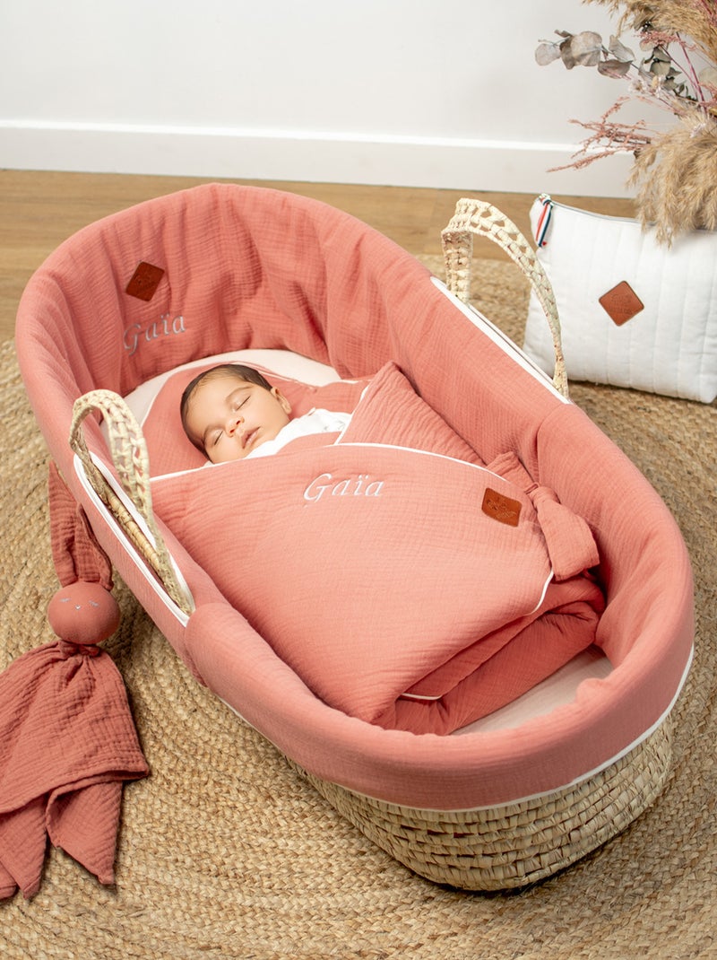 Babywieg met matras, dekking en fitted sheet, jeanne Bruin - Kiabi