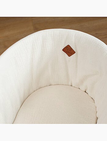 Babywieg met matras, dekking en fitted sheet, jeanne