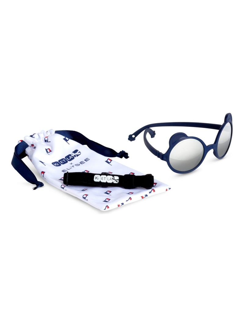 Babyzonnebril met beertje Blauw - Kiabi