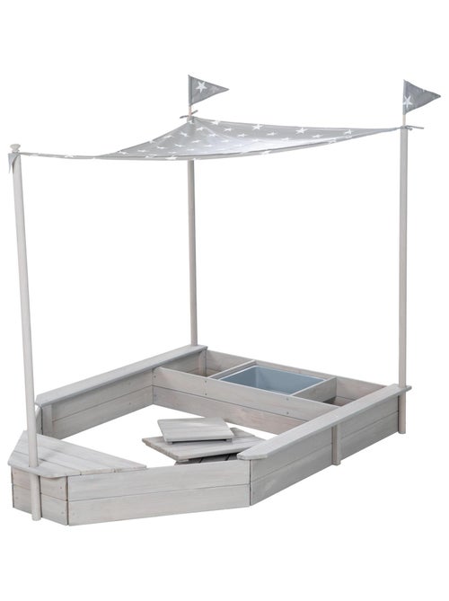 Bac à sable bateau pirate Outdoor ROBA - Kiabi
