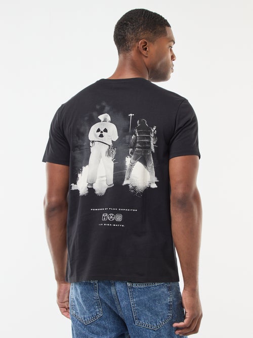 Back to the Future-T-shirt met print voor en achter - Kiabi