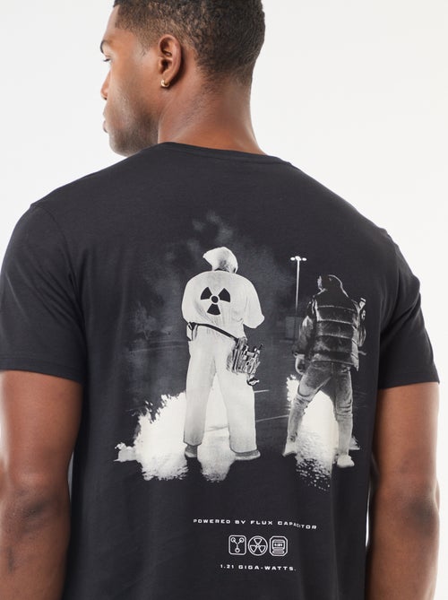 Back to the Future-T-shirt met print voor en achter - Kiabi