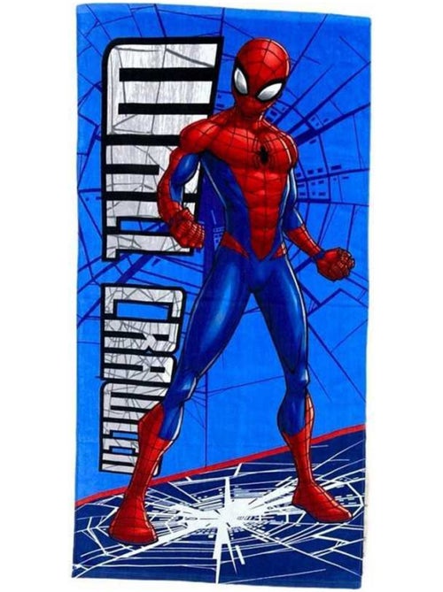 Bad- en strandhanddoek katoen Spider-Man Marvel - Kiabi