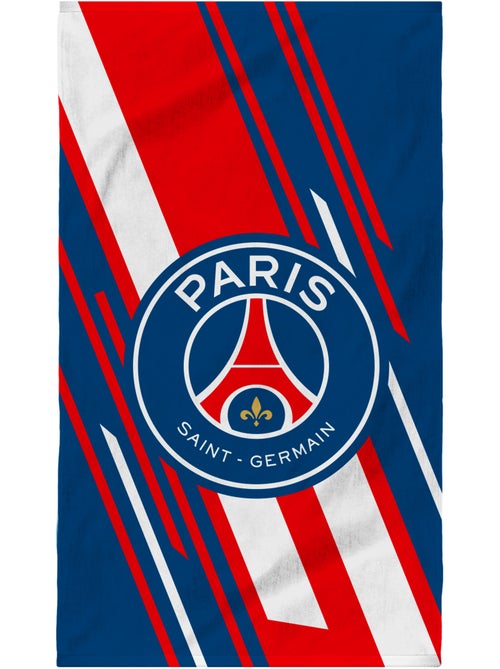 Bad- en strandhanddoek met print van 100% katoen, psg diagonale - Kiabi