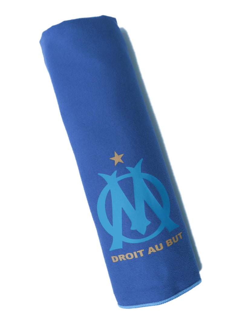 Bad- en strandhanddoek  van microvezel, om 2023 Blauw - Kiabi