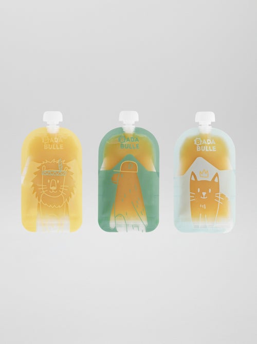 Badabulle - Setje met 15 hervulbare knijpzakjes - Kiabi Badabulle - Setje met 15 hervulbare knijpzakjes - Kiabi