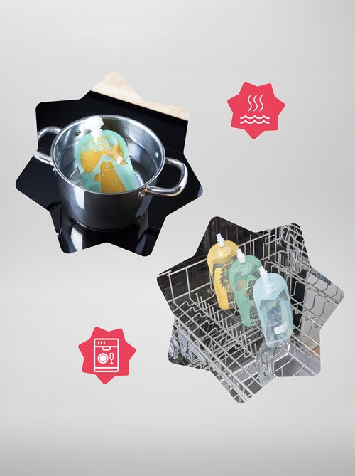 Badabulle - Setje met 15 hervulbare knijpzakjes - Kiabi Badabulle - Setje met 15 hervulbare knijpzakjes - Kiabi