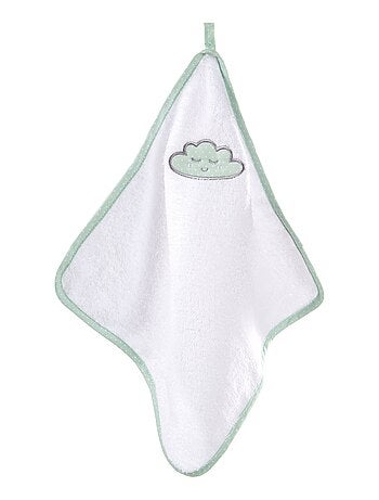 Badcadeauset voor baby van katoen met geborduurde wolk 'Happy Cloud' ROBA