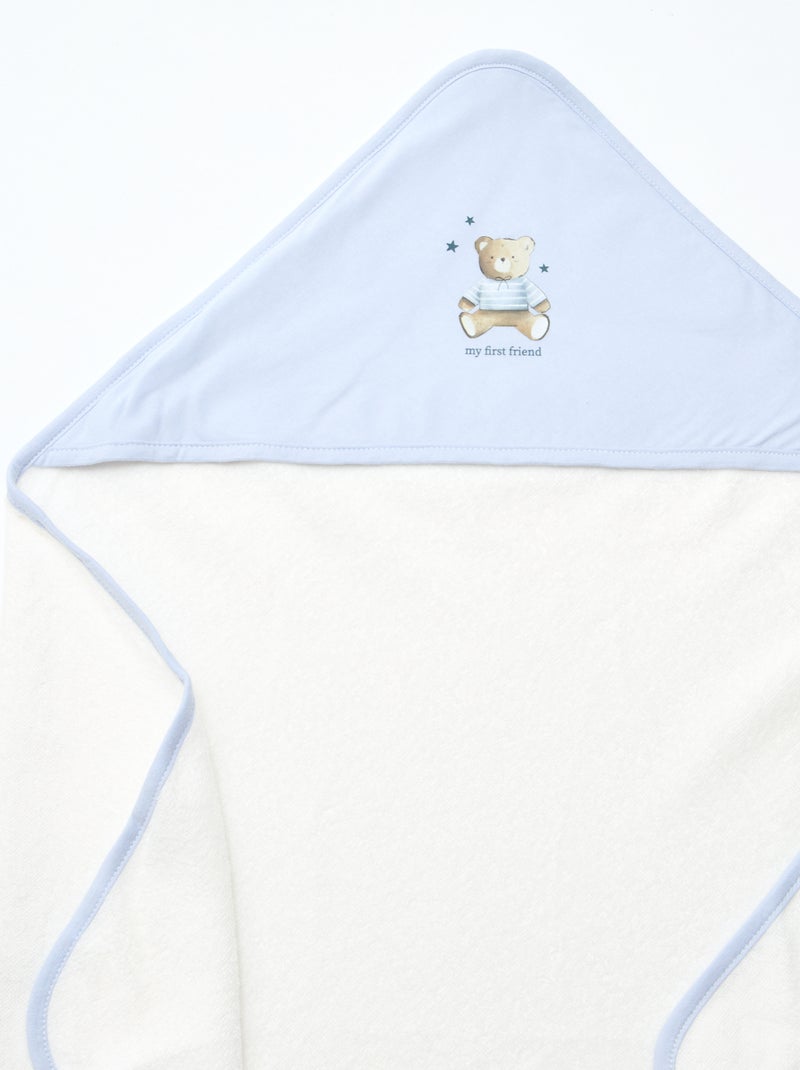 Badcape - dinosaurus Blauw - Kiabi