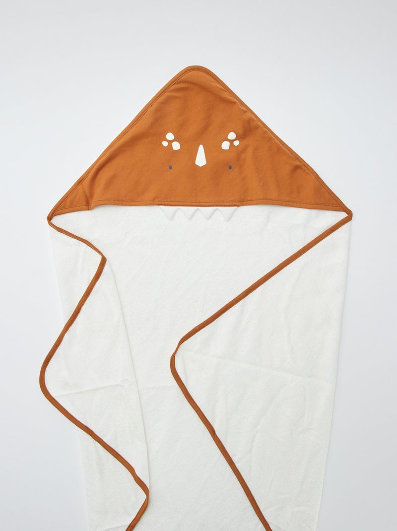 Badcape - dinosaurus ORANJE - Kiabi