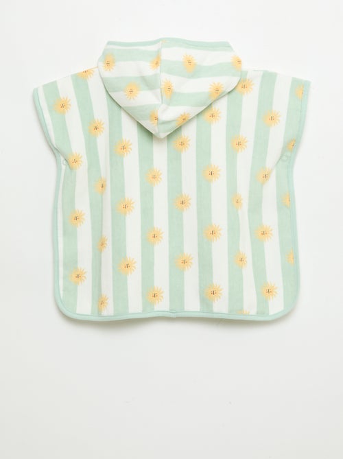 Badcape met capuchon - Kiabi