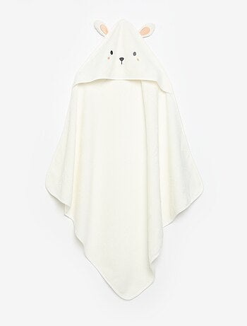 Badcape met capuchon met oortjes