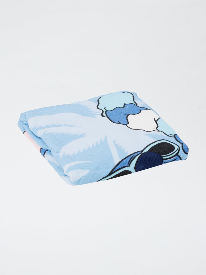 Badcape 'Stitch' BLAUW - Kiabi