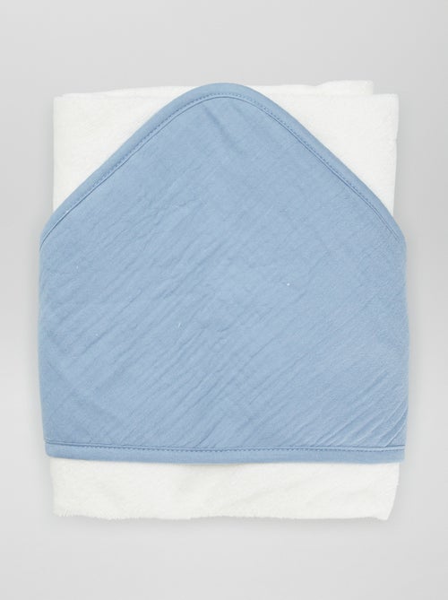 Badcape van badstof en zachte, luchtige katoen - Kiabi