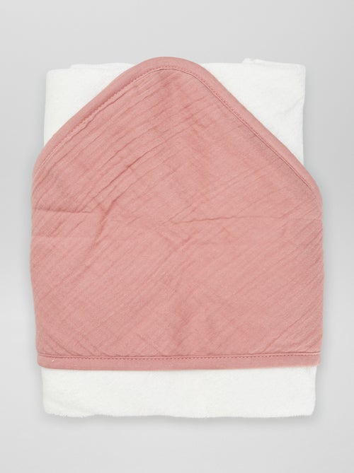 Badcape van badstof en zachte, luchtige katoen - Kiabi